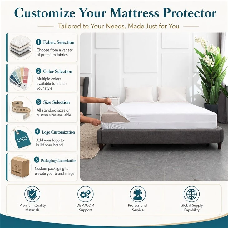 Bamboo Terry Mattress Encasement factory